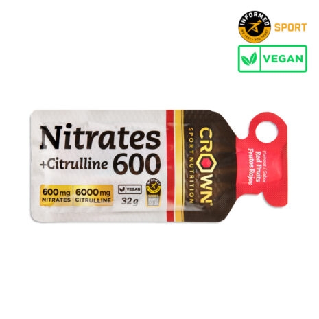 GEL NITRATES + CITRULLINE 600 CROWN 32g. FRUTOS ROJOS