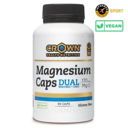 MAGNESIUM CAPS DUAL CROWN 90 CAPS