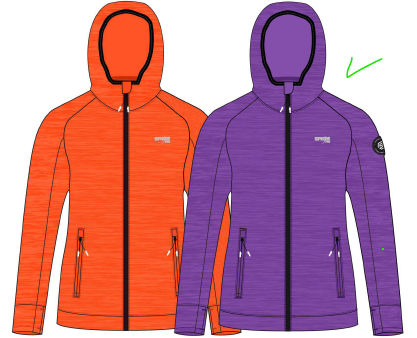 SUDADERA ABIERTA TREKKING MUJER - GABAL