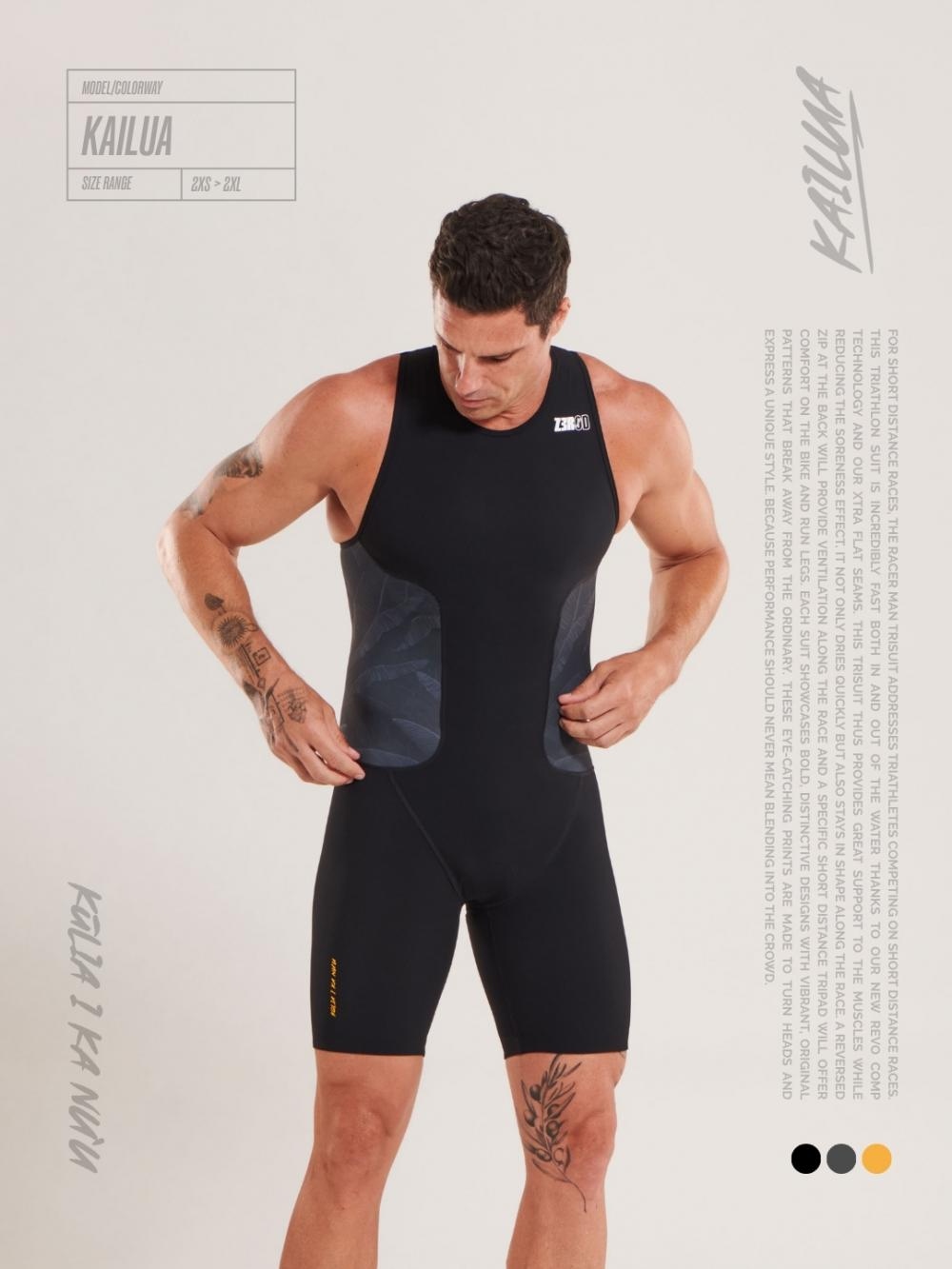 TRITRAJE Z3R0D RACER MAN TRISUIT KAILUA