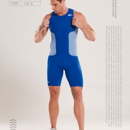 TRITRAJE Z3R0D RACER MAN TRISUIT DEEP BLUE